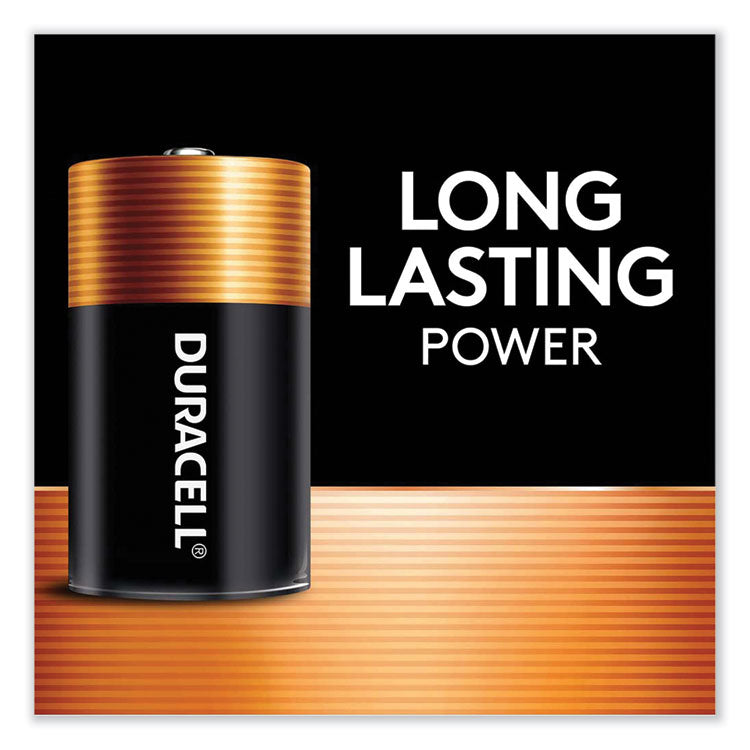 Coppertop Alkaline D Batteries, 4/Pack