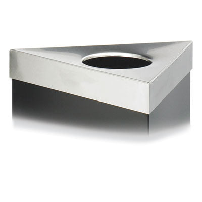 SAF9560BL WASTEBASKET,TRI LID BL