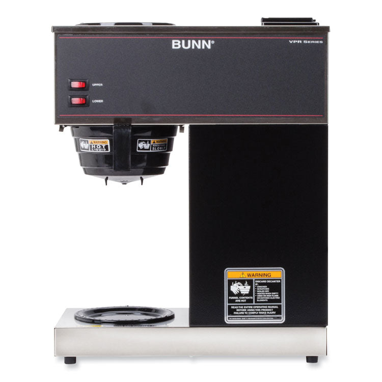 VPR 12-Cup Commercial Pourover Coffee Brewer, Gray/Stainless Steel