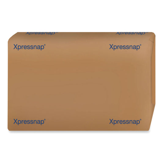 Xpressnap Interfold Dispenser Napkins, 1-Ply, Bag-Pack, 13 x 8.5, White, 6,000/Carton