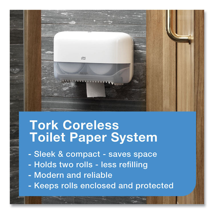 Advanced High Capacity Bath Tissue, Coreless, Septic Safe, 2-Ply, White, 1,000 Sheets/Roll, 36 Rolls/Carton