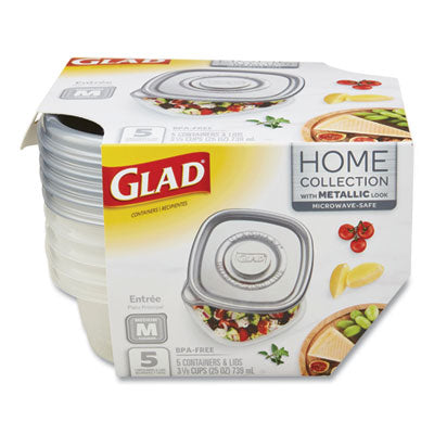 CLOXZA60795 CONTAINER,GLAD,25OZ,5