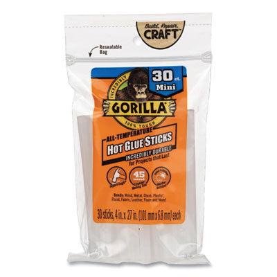 GOR3023003 GLUE,STICK,CLEAR/OPAQ,30