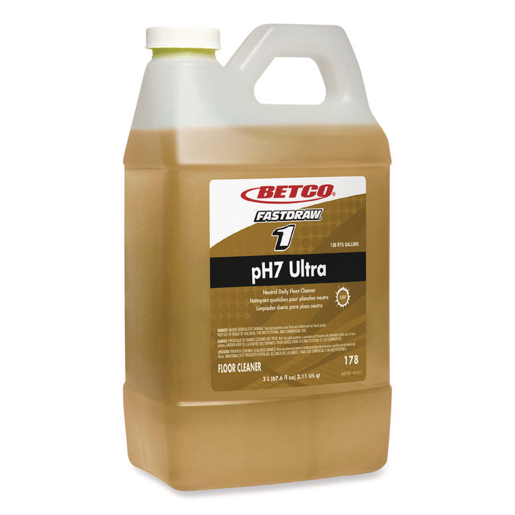 pH7 Ultra Neutral FastDraw Cleaner, Lemon Scent, 2 L Bottle (Each)