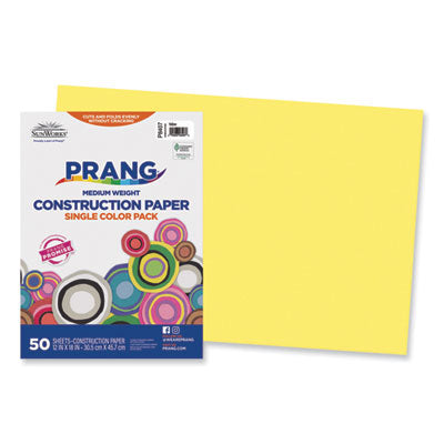 PAC8407 PAPER,CNST,12X18,50PK,YW