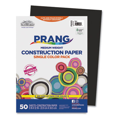 PAC6303 PAPER,CNST,9X12,50PK,BK