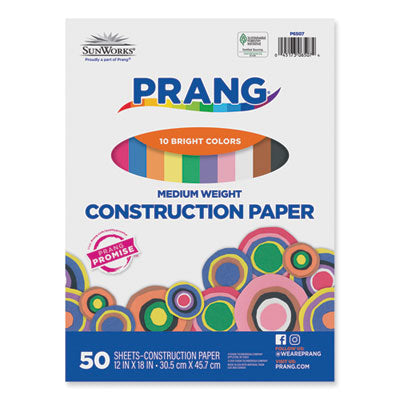 PAC6507 PAPER,CNST,12X18,50PK,AST