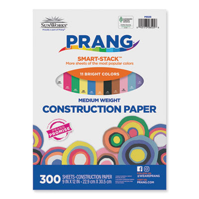 PAC6525 PAPER,CNST,9X12,300PK,AST