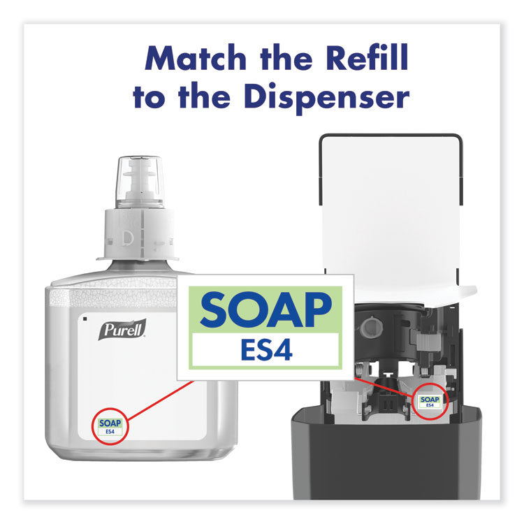CLEAN RELEASE Technology HEALTHY SOAP Naturally Clean Foam Refill, For ES4 Dispensers, Citrus Scent, 1,200 mL, 2/Carton