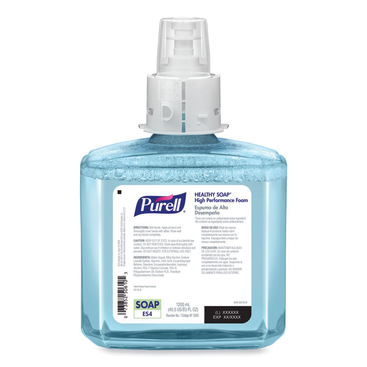CLEAN RELEASE Technology (CRT) HEALTHY SOAP High Performance Foam Refill, For ES4 Dispensers, Fragrance-Free, 1,200 mL, 2/CT