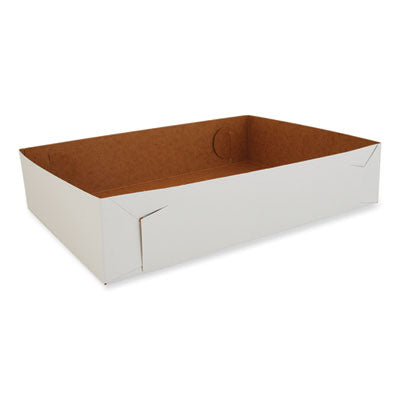 SCH1021 BOX,BAKERY,14X10X3.5,WH