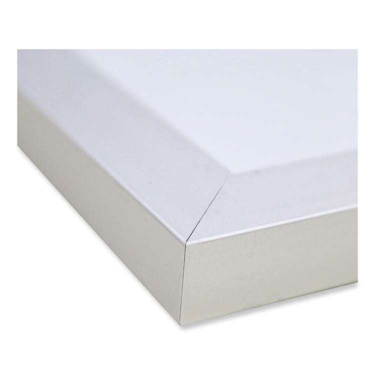 Nexus Partition Whiteboard, 48" x 60", White Surface, Satin Aluminum Frame