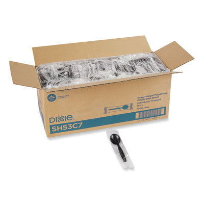 DXESH53C7 SPOON,SOUP, INDVD WRP,BK