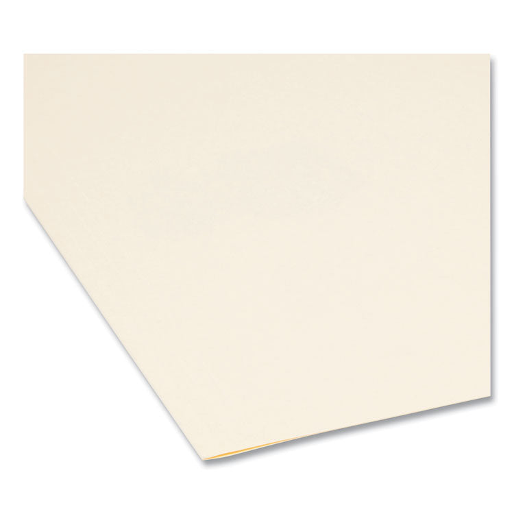 Top Tab File Folders with Antimicrobial Product Protection, 1/3-Cut Tabs: Assorted, Letter, 0.75" Expansion, Manila, 100/Box