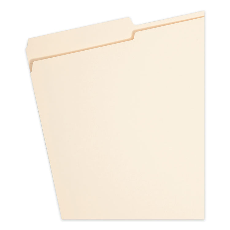 Top Tab Manila Expansion Fastener Folders, 1/3-Cut Tab: Assorted, Expands 1.5", 2 Fasteners, Legal Size, Manila, 50/Box