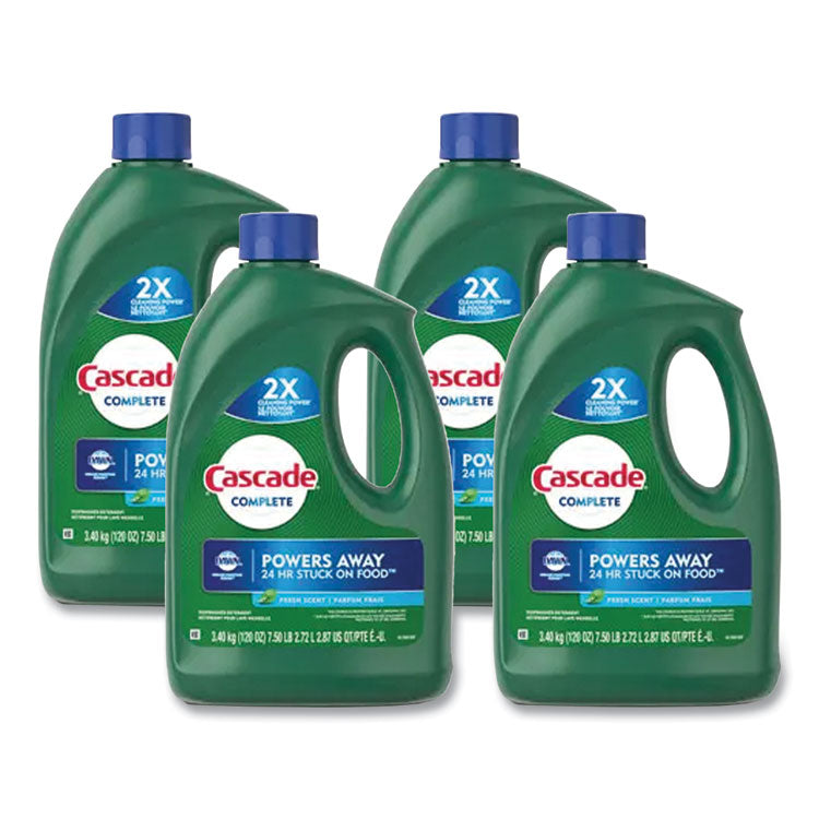 Complete Gel Dishwasher Detergent, Fresh Scent, 120 oz Bottle (Each)