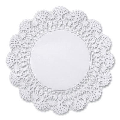 HFM500235 DOILY,6"RND,LACE,1000,WH