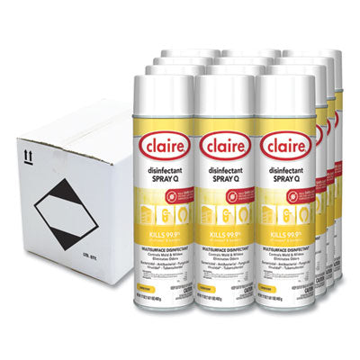 CGC1002 DISINFECTANT,SPRAY,LEM,12