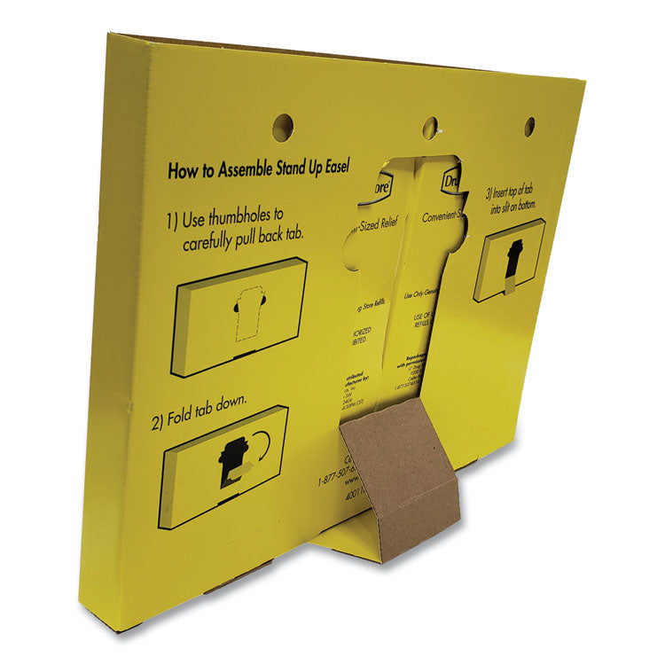 Single-Dose Medicine Dispenser, 105-Pieces, Plastic Case, Yellow