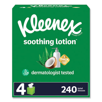 KCM54289 TISSUE,FACIAL,ALOE,8PK,WH