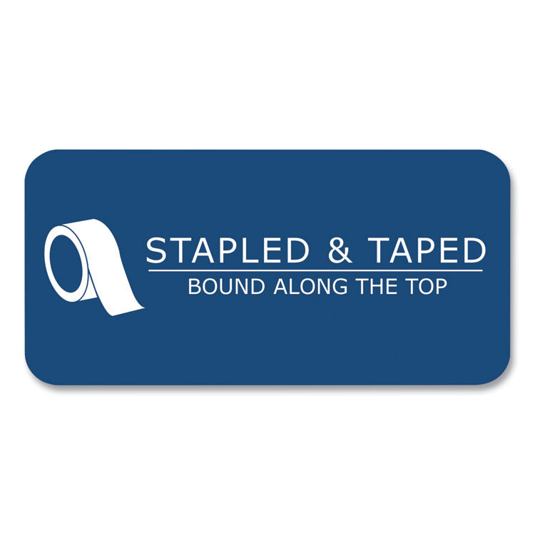 Stiff-Back Pad, Medium/College Rule, (100) Canary Yellow 8.5 x 11 Sheets, 36/Carton