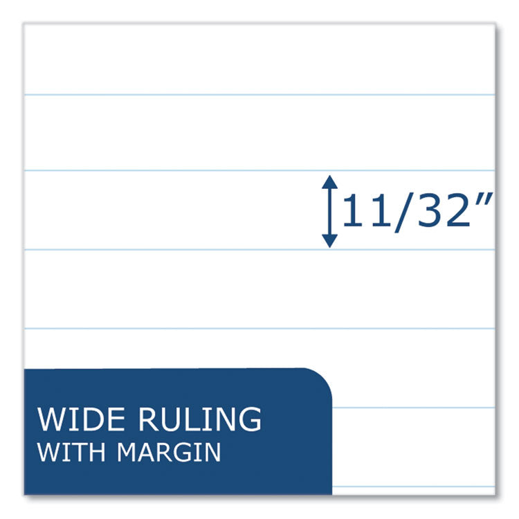 Hardcover Marble Composition Book, Wide/Legal Rule, Black Marble Cover, (50) 9.75 x 7.5 Sheets, 48/Carton