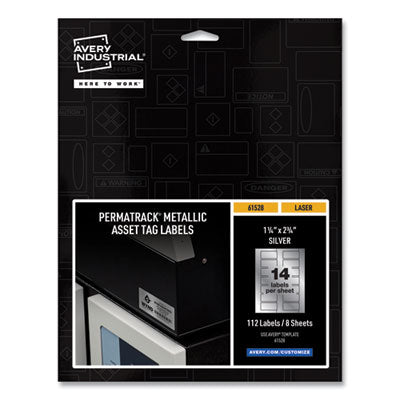 AVE61528 LABEL,ASSET TAG,112/PK,SV