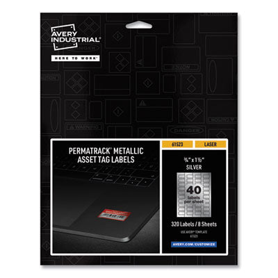 AVE61523 LABEL,ASSET TAG,320,MLSV