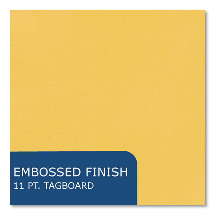 Pocket Folder, Accommodates (50) 11 x 8.5 Sheets, Gold, 250/Carton