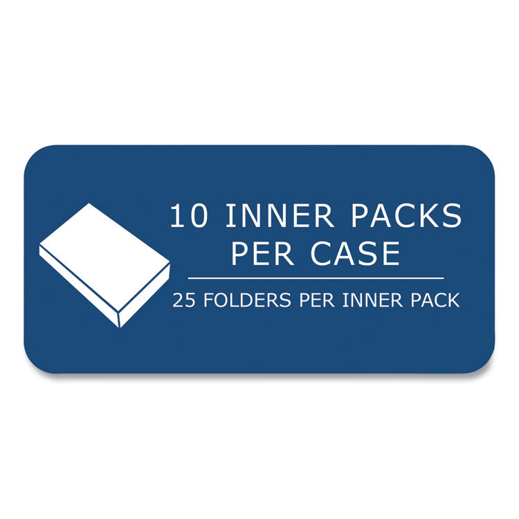 Pocket Folder, Accommodates (50) 11 x 8.5 Sheets, Gold, 250/Carton