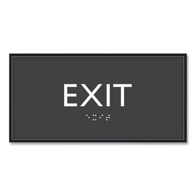 USS69922 SIGN,EXIT ADA,BK