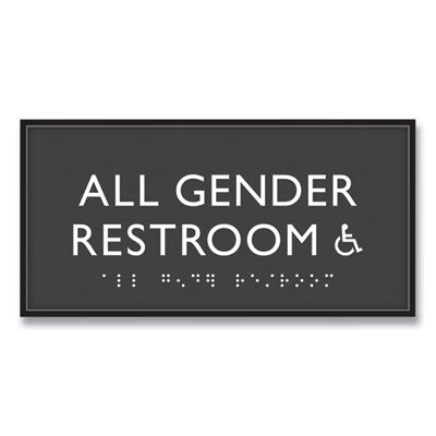 USS69921 SIGN,ALL GENDER ACCSBL,BK