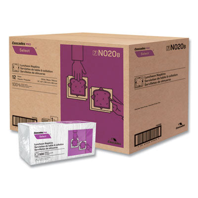 CSDN020 NAPKINS,LNCHN,12PK/500,WH