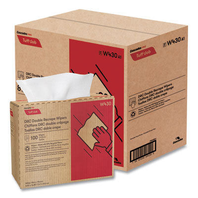 CSDW430 WIPES,DRC,POPUP8PK/100,WH