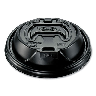 DCC16RCLBLK LID,HOT CUP 12-24 OZ,BK