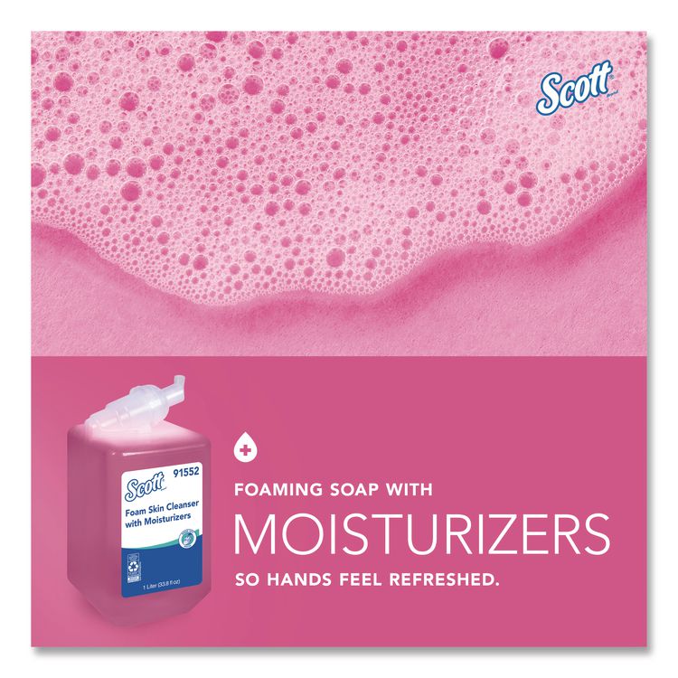 Pro Foam Skin Cleanser with Moisturizers Refill, Light Floral Scent, 1 L