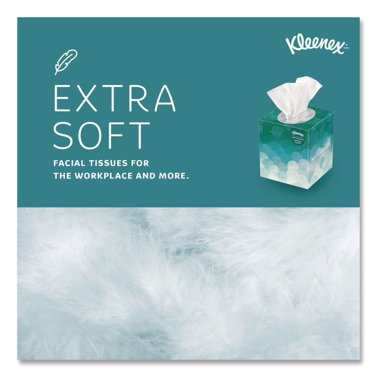Professional Facial Tissue, Pop-Up Box, 2-Ply, 90 Sheets/Box, 6 Boxes/Pack
