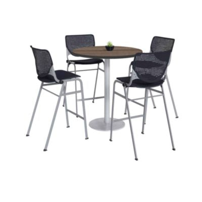 KFI811774037280 TABLE,4 BK STL,DBR