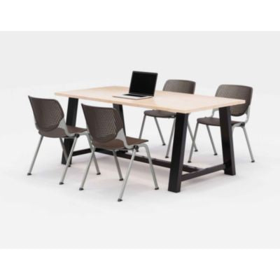 KFI840031900500 TABLE,4 BRN CH,DBR