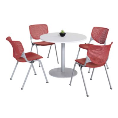 KFI811774036764 TABLE,4 COR CHAIRS,WL