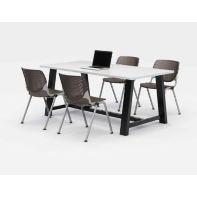 KFI840031900319 TABLE,MT,WHT, 4 CHR,BN