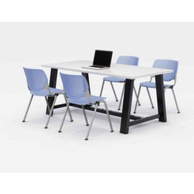 KFI840031900326 TABLE,MT,WHT, 4 CHR,PW
