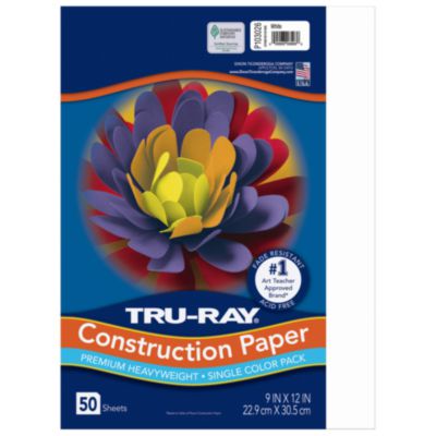 PAC103026CT PAPER,CNSTR,9X12,50PKS,WH