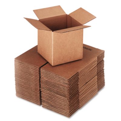 UNV666 BOX,6X6X6CORRUGATED,BRKR