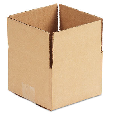 UNV664 BOX,6X6X4CORRUGATED,BRKR