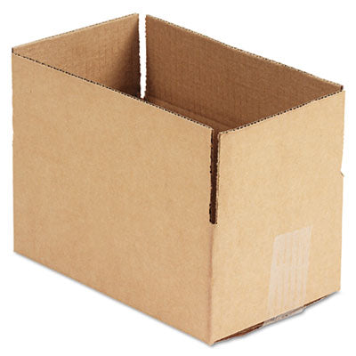 UNV1064 BOX,10X6X4,CORRUGAT,BRKR