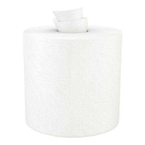 DRC Medium Weight Wiper White 8" X 13", 1-Ply, White, 369 Sheets, 6 Rolls/Case, 100 Cases